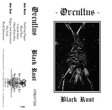 Load image into Gallery viewer, Orcultus - Black Rust Cassette
