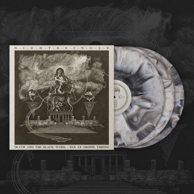 Nightbringer - Death And The Black Work 3xLP w/ Booklet 6 Panel Jacket