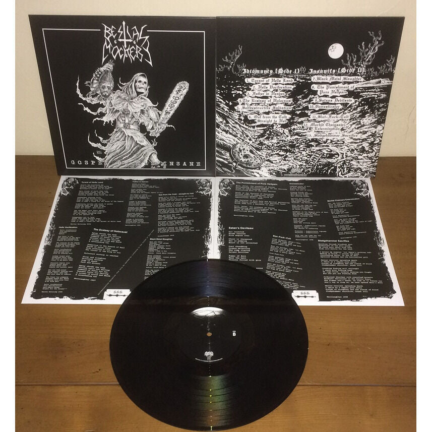 Bestial Mockery - Gospel Of The Insane LP