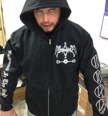 Demoncy - Enthroned Is The Night ZIP UP HOODIE
