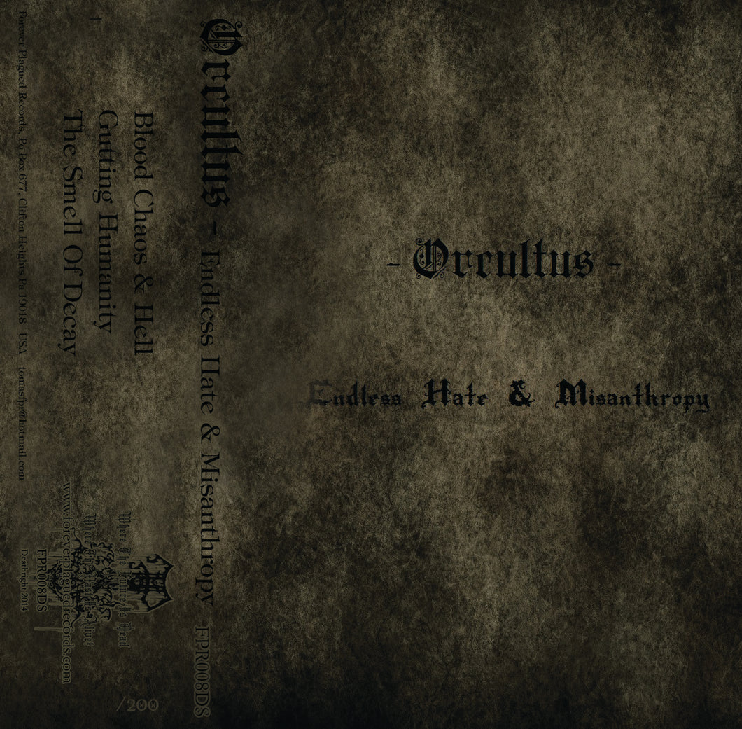 Orcultus - Endless Hate & Misanthropy Cassette